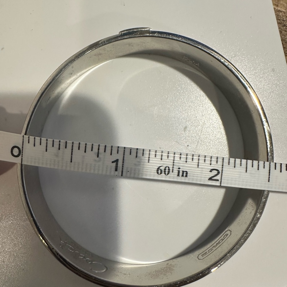 Coach Bangle Bracelet Enamel Stackable Signature … - image 4